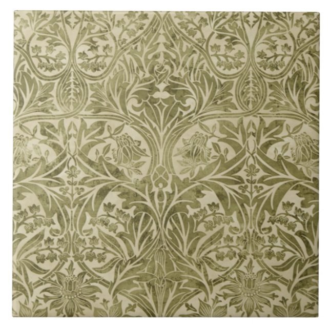 Blåklockatapet av William Morris Kakelplatta (Framsidan)