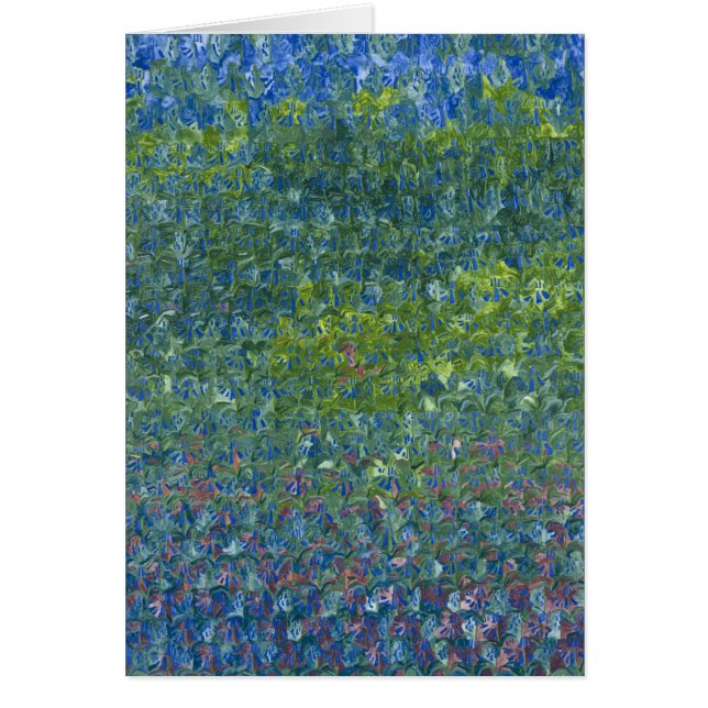 Blåklockor 2012 hälsningskort (Framsidan)