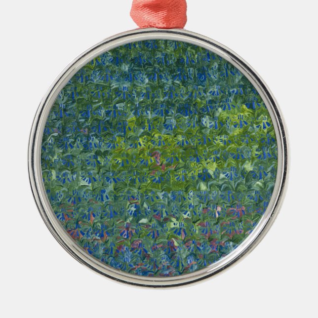Blåklockor 2012 julgransprydnad metall (Framsidan)