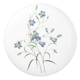 Blåklockor av Redoute Botanical Art Round Knob Knopp