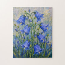 Blåklockor Blommor