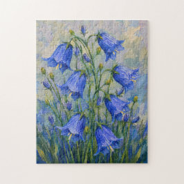 Blåklockor Blommor Pussel