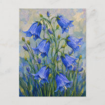 Blåklockor Blommor