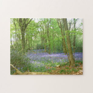 Blåklockor i skogen pussel