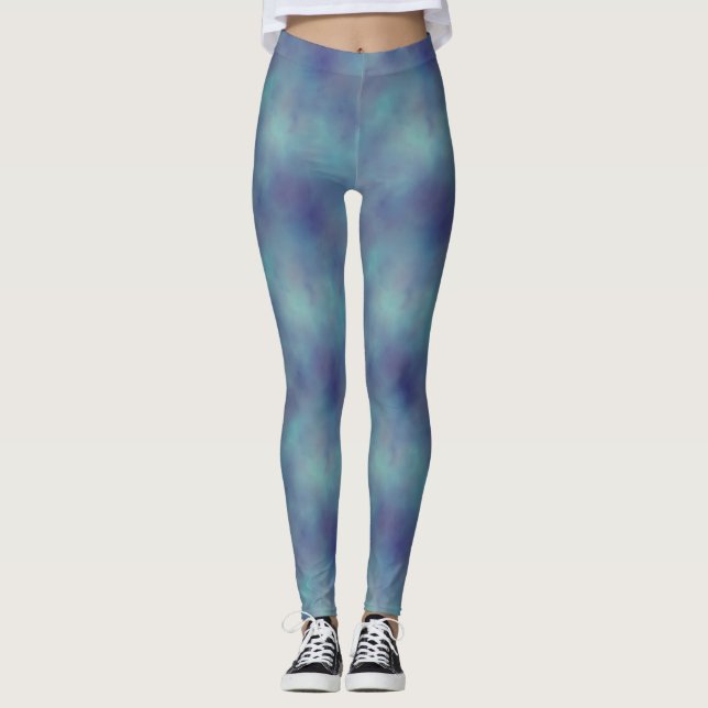 Blåklumpar Leggings (Framsida)