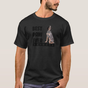 Blåknänga kanonhound Pappa Fars dag Hund Bästa Tas T Shirt