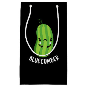 Blåknölar Funny Ledsen Veggie Cucumber Pun Mörk BG