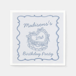 Blåkokvettekoquettekummel Pappersservett