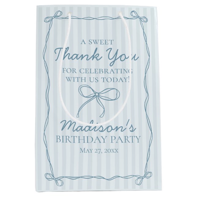 Blåkokvettsbänkens pastellrandade födelsedagsefter (Framsidan)