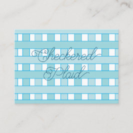 Blåkontrollerbar Mönster Visitkort