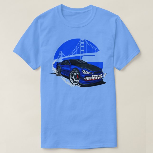 Blåkörbil T Shirt (Design framsida)