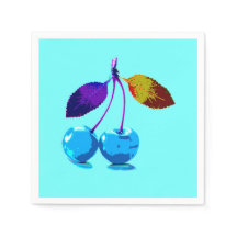 Blåkörsbär med lätt ljus