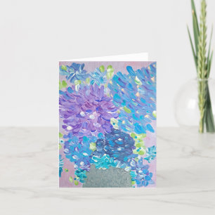Blåkort för Blommigt av Blommar Tack Kort