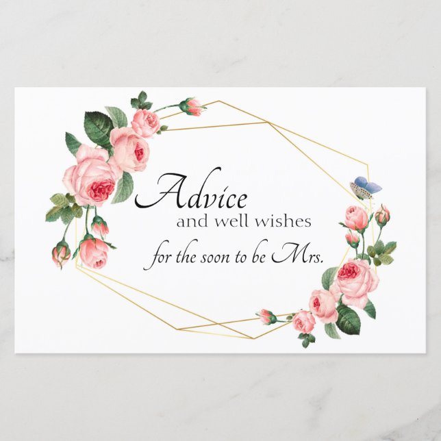 Blåkort för råd till Rosa ros (Framsida)