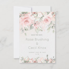 Blåkort för Ro Bröllop spara datum Spara Datumet