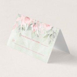 Blåkort för sätet för gästen Bord i Ro Bröllop Kort