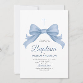 Blåkosmognadsinbjudan med Kor-andedräkt Inbjudningar