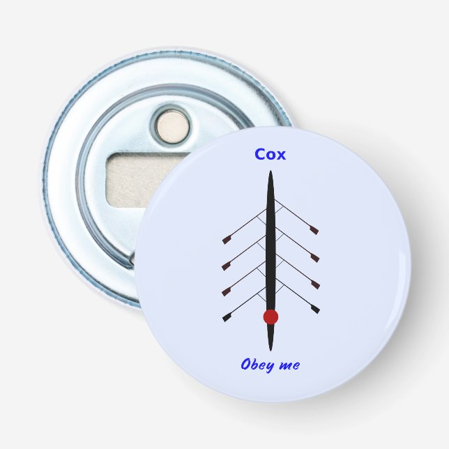 Blåkox överviktiga mig blå flasköppnare (Framsidan)