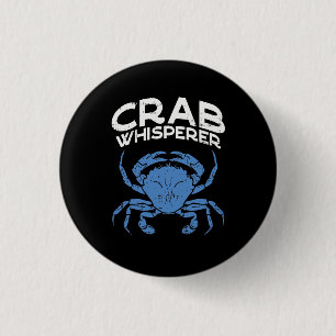 Blåkrabba - Crab Whisperer Knapp