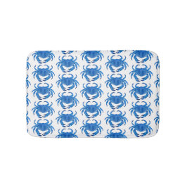 Blåkrabba mönster badrumsmatta