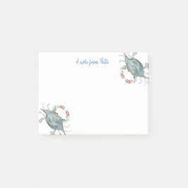 Blåkrabbkrabba Post-it Block