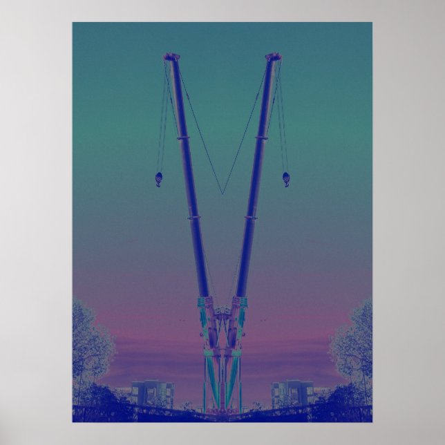 Blåkran Poster (Framsidan)