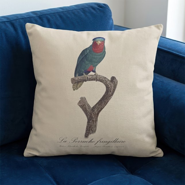 Blåkronad lorikit, Vini Australis Kudde (Blue-Crowned Lorikeet, Vini Australis. Throw Pillow)