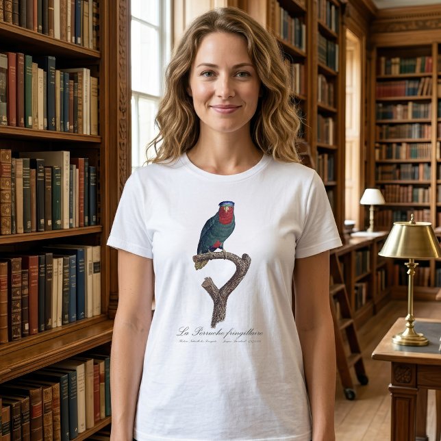 Blåkronad lorikit, Vini Australis T Shirt (Blue-Crowned Lorikeet, Vini Australis. Women Basic White T-Shirt)