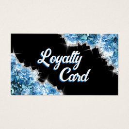 Blåkrypterande förmånskort visitkort