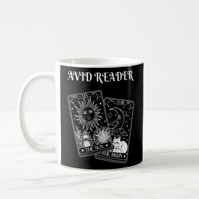 Bläktaren Witchy Occult med referenskortet sol och Kaffemugg (Vänster)