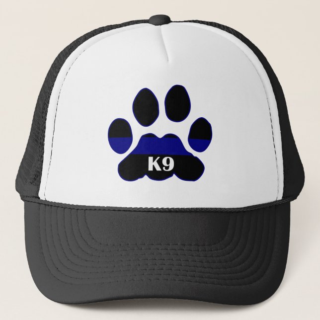 Blålinjen K9 Truckerkeps (Framsida)