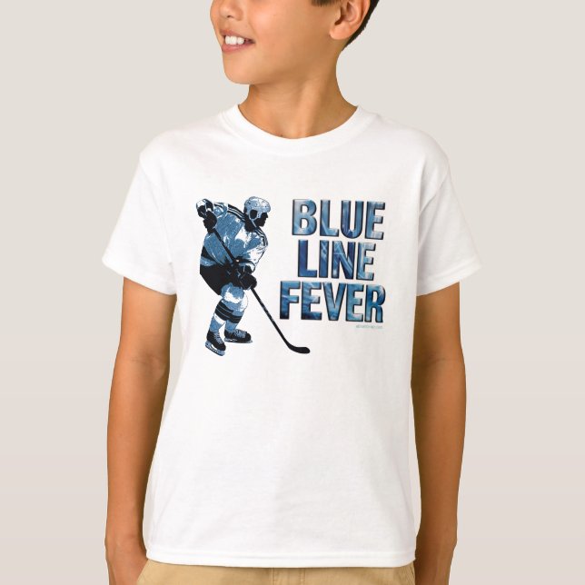 Blålinjenfeber (hockey) tee (Framsida)
