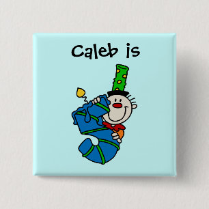 Blåljus, Clown 5th Birthday Button Knapp