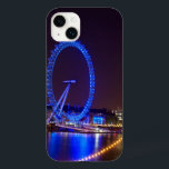 Blåljus London öga på natten<br><div class="desc">Blåljus London öga på natten</div>