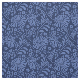 Blåljusblå bohemisk design tyg