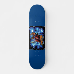 Blåljusskateboard Skateboard Bräda 21,5 Cm