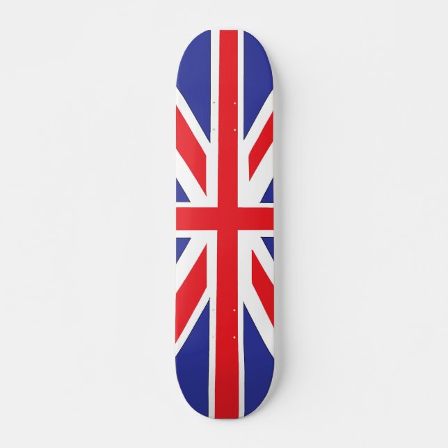 Blam brittisk flagga skateboard bräda 19,5 cm (Framsida)