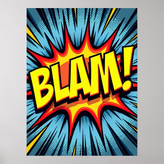 BLAM! Poster popup-Tecknad (Framsidan)