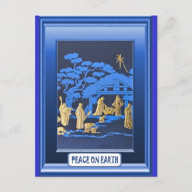 Blåmangsscen Helg Vykort (Framsida)