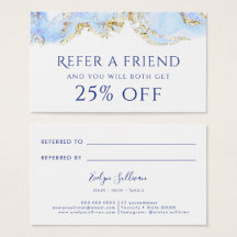 blåmarble bläck referenskort