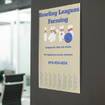 Blåmärken Flyer Tear Av remsor<br><div class="desc">Få ut ord om din bowlinghalle eller bowlingklubb med de här öga-fångstflygarna. De visar en bild av en bowlingboll och bowling stift. Hela texten är redo för anpassningsbarnas beröring. Perfekt för upphängning i kaffebutiker, community-center och på andra bulletiner för att hjälpa till att få nya kunder för ditt företag. Fyll...</div>