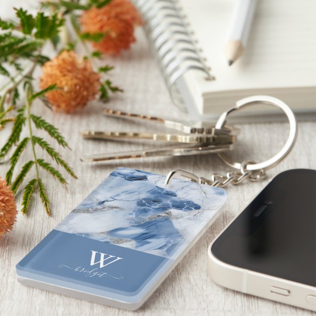 Blåmarmor abstrakt mönster (Högra Framsidan)