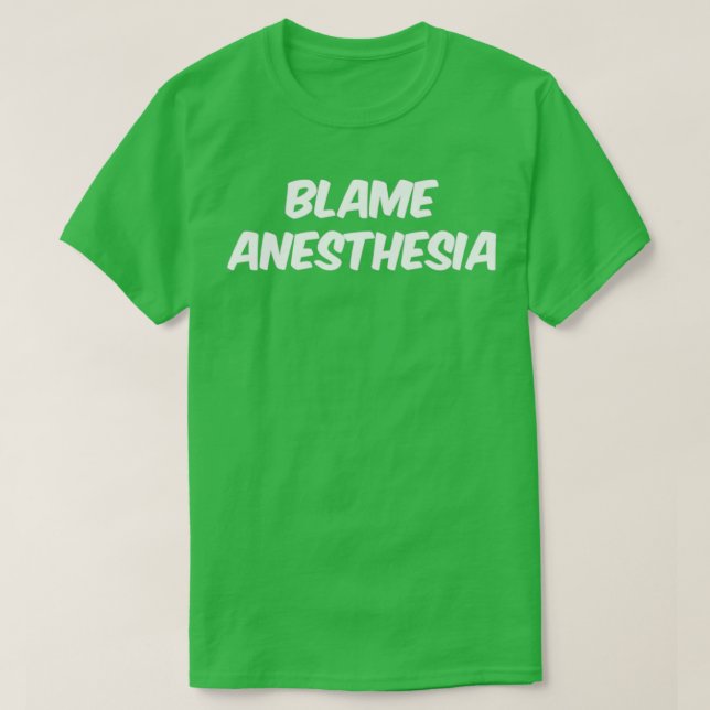 Blame Anestesi T Shirt (Design framsida)