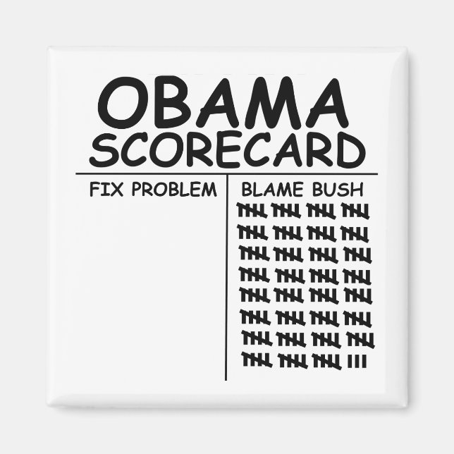 Blame Bush Magnet (Framsidan)