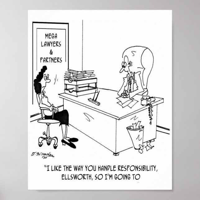 Blame Saker på Junior Partner Poster (Framsidan)