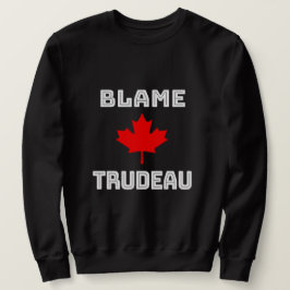   Blame Trudeau  Lång Ärmad Tröja