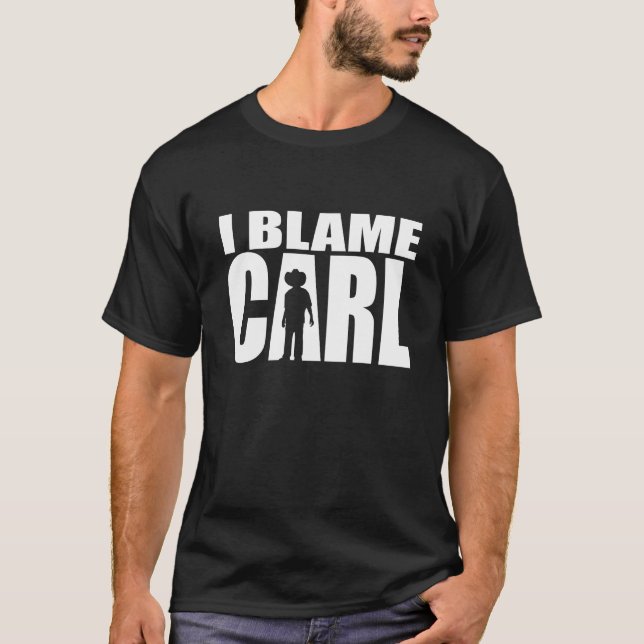 BlameCarlDark Tee Shirt (Framsida)