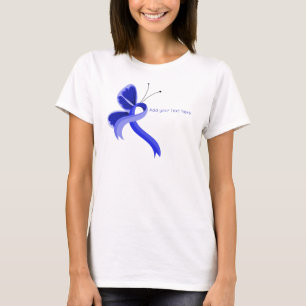 Blåmedvetandegrad Bårfjäder T-Shirt
