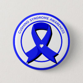 Blåmenyfliksområdet Cushing Syndrome Awareness Blu Knapp