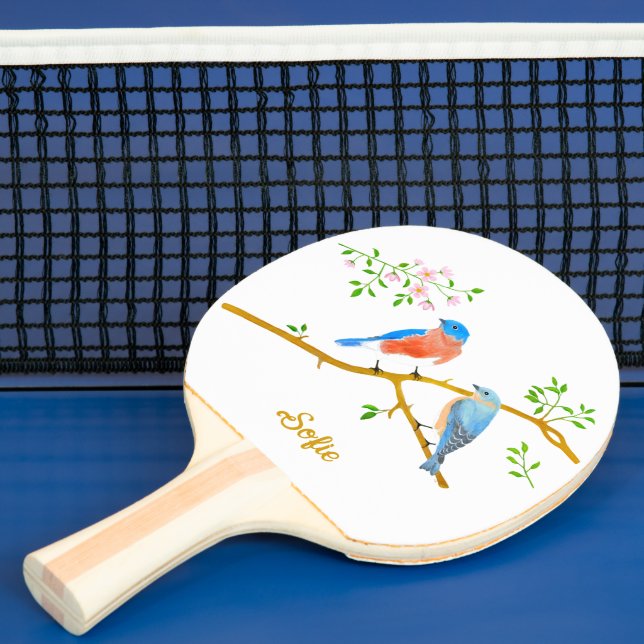 Blåmesar Vita Pingisracket (Insitu)